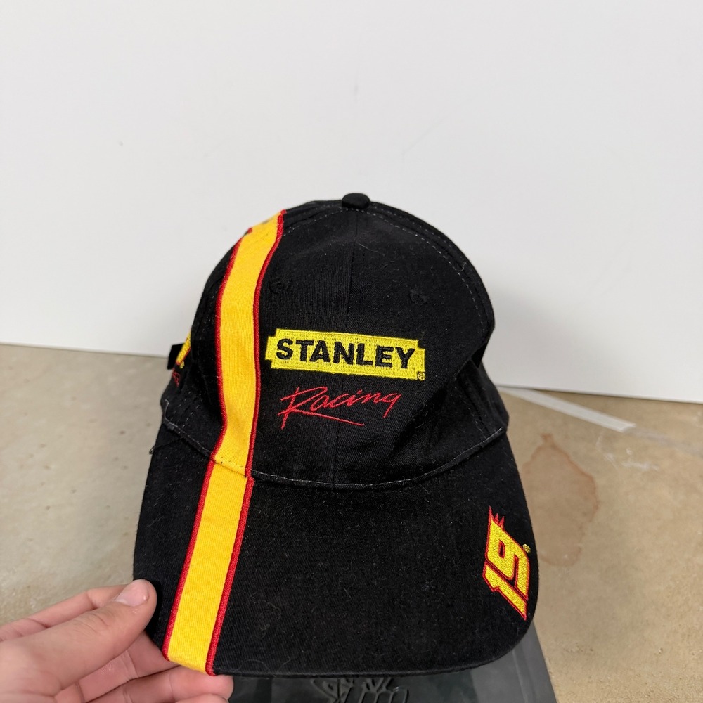 Stanley Racing‎ Black Yellow Red Number 9 NASCAR Baseball Cap Hat Men's One Size
